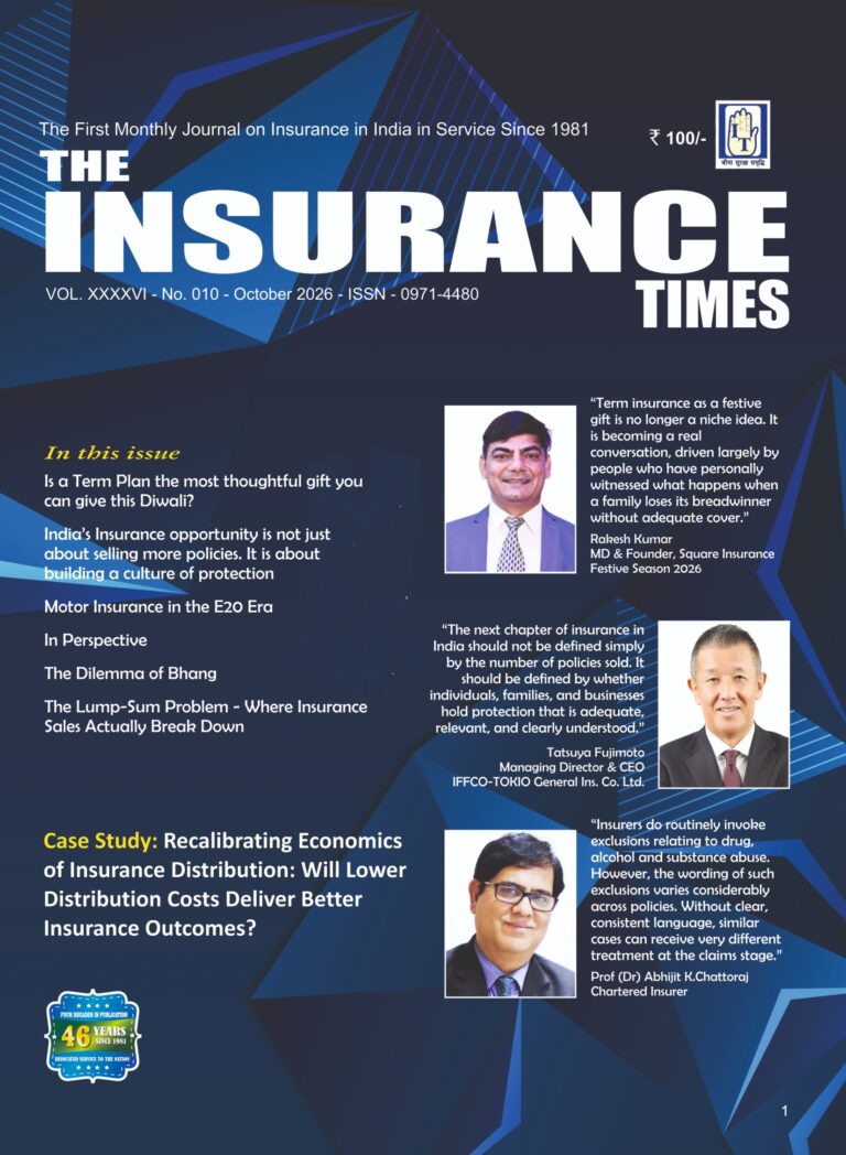 October Insurance Month The Insurance Times October 2026 Contents - Bimabazaar.com